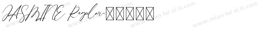 JASMINE Regular字体转换